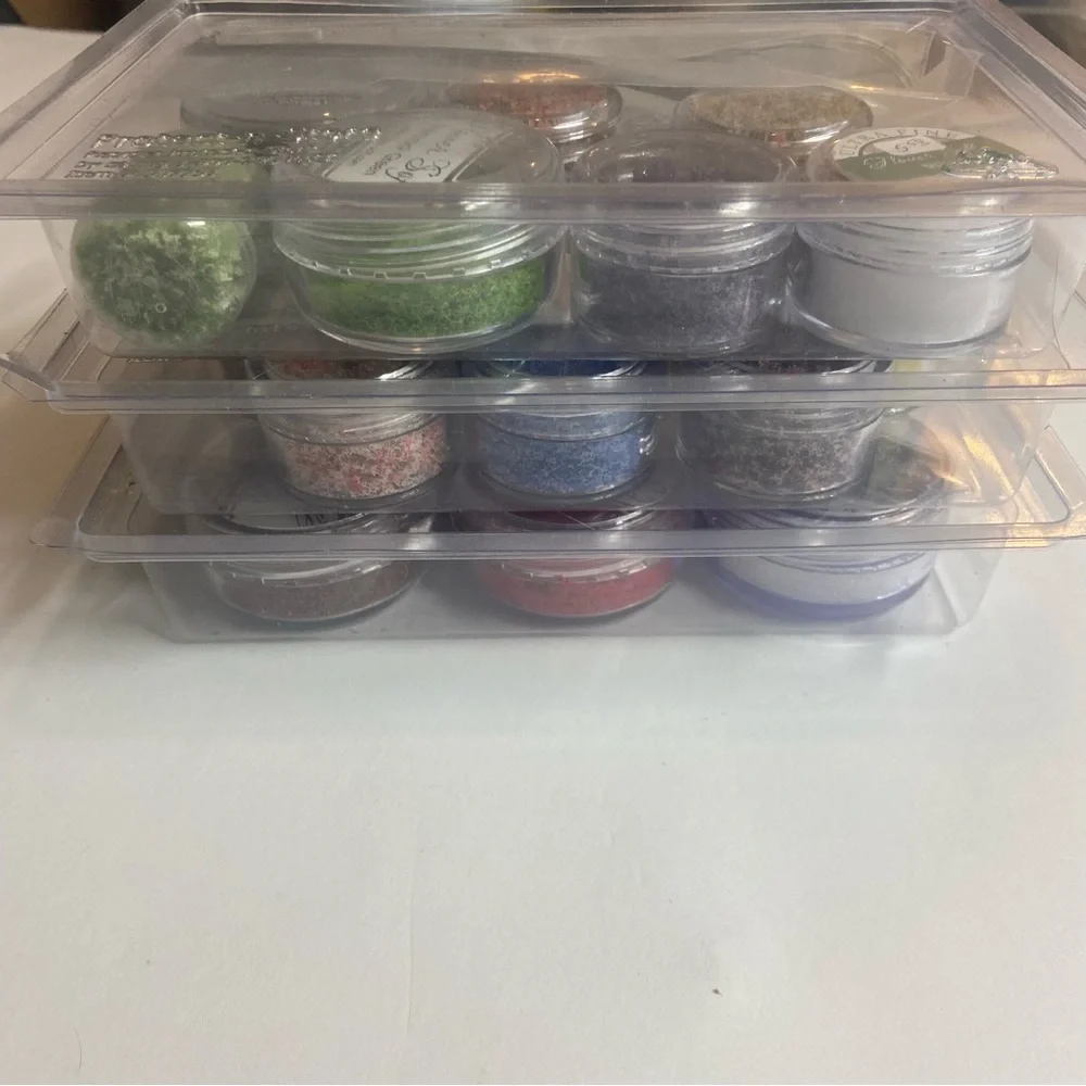 Flower Soft LOT 24 pots! With storage containers included in price.
